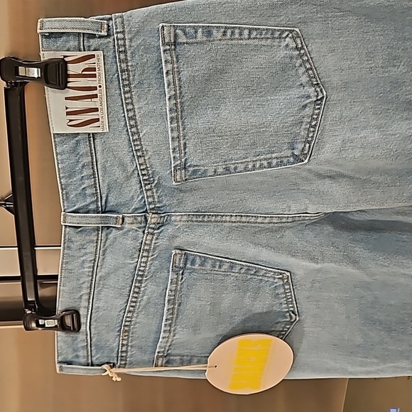 💕MOTHER SNACKS!💕 The Fun Dip Puddle Jeans ~ Lots Of Nibbles 26 NWT - Picture 14 of 16